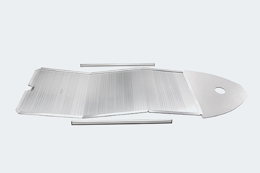 Dieses Bild zeigt unseren Vetus Explorer 330E Faltbarer Aluminiumboden