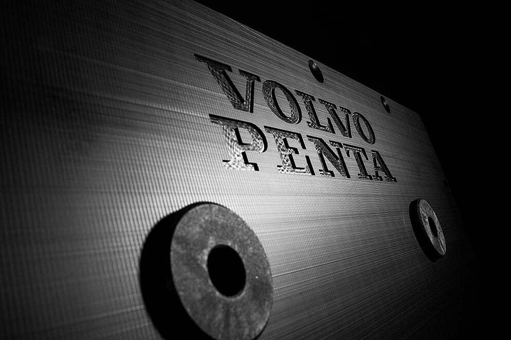 Das Logo von Volvo Penta als Schriftzug