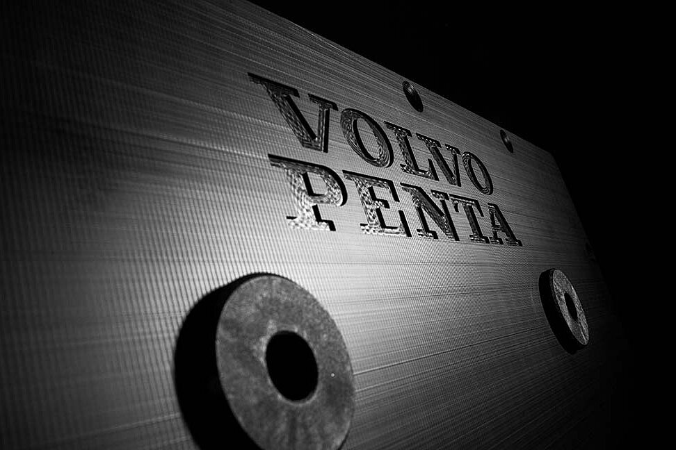 Das Logo von Volvo Penta als Schriftzug