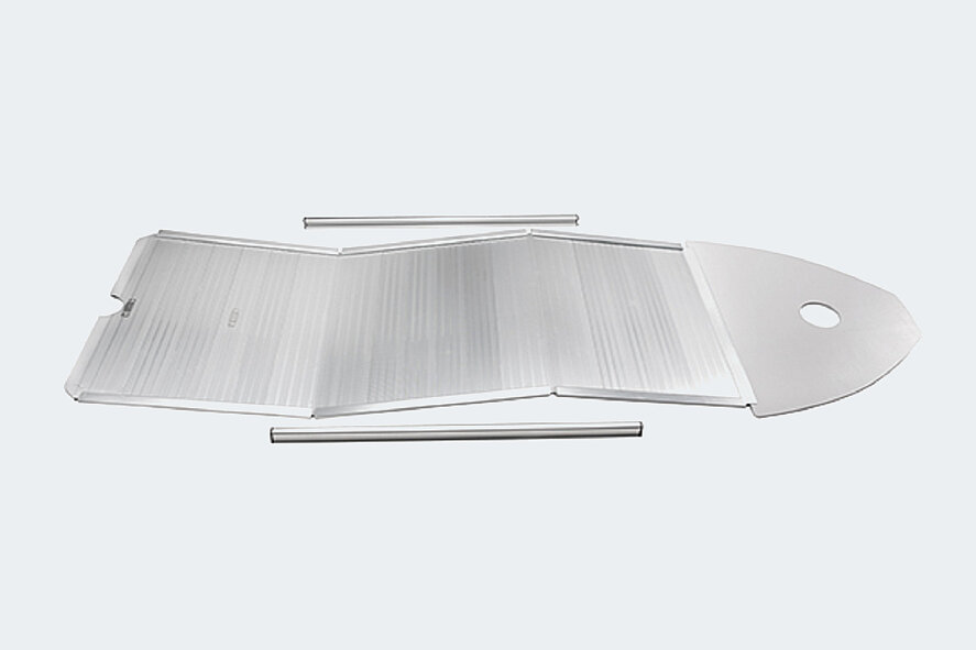 Dieses Bild zeigt unseren Vetus Explorer 300E Faltbarer Aluminiumboden