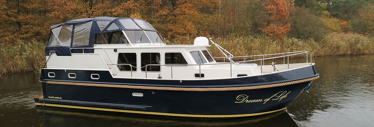 Dieses Bild zeigt unsere Yacht "Dream of Life - M-Classic 115"