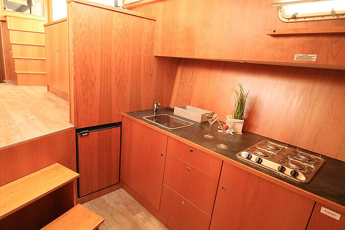 Diese Bild zeigt unsere YachtPollux - M-Classic 145 - Küche